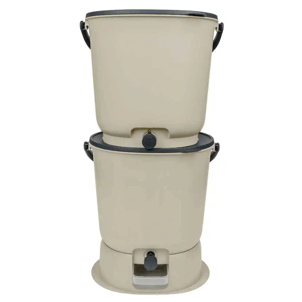 Bokashi Essential sæt inkl. stander – Creme hvid