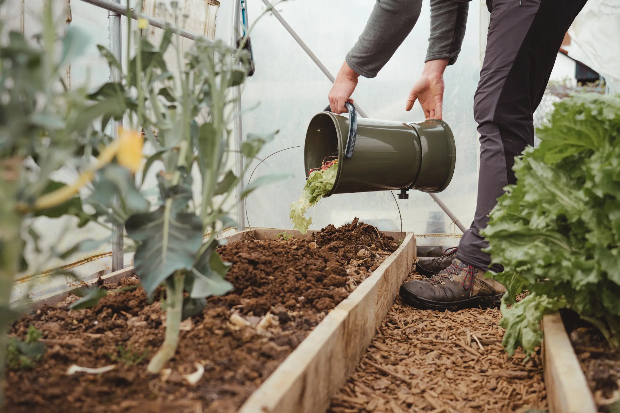 Fra køkkenaffaldTil næringsrig kompost